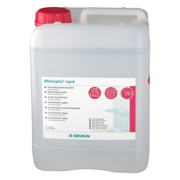 Preparat do szybkiej dezynfekcji powierzchni BBraun Meliseptol Rapid 5000ml, REF: 19049