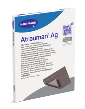 Atrauman AG opatrunek z maścią 10x10cm, 10 sztuk, REF: 499603