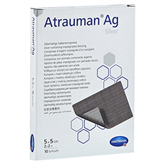 Atrauman AG opatrunek z maścią 5x5cm, 10 sztuk, REF: 499571