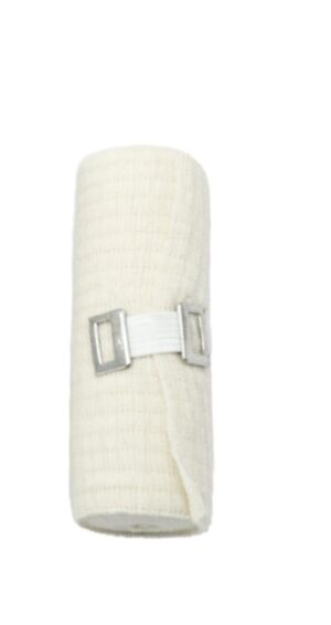 Bandaż elastyczny z zapinką elastoBAND flex 12cm x 4m, REF: OE12400P-E
