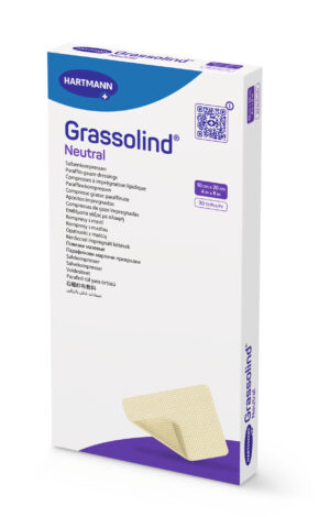 Opatrunek z maścią Grassolind neutral 10x20cm, 30 sztuk, REF: 499336