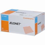 Opatrunek parafinowy Jelonet 5cm x 5cm, 50 sztuk, REF: 7403
