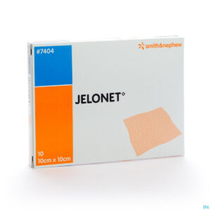 Opatrunek parafinowy Jelonet 10cm x 10cm, 10 sztuk, REF: 7404