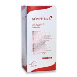Kompresy gazowe KOMPRI Lux S, 7,5x7,5cm,150 sztuk (50x3szt); REF: GS1775083-SS