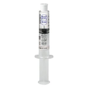 Omniflush, strzykawka z solą fizjologiczną 5ml, 1 sztuka, REF: EM-3513575