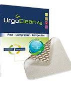 UrgoClean Ag 10x10cm, opatrunek antybakteryjny oczyszczający ranę ze srebrem, 1 sztuka, REF: 552073