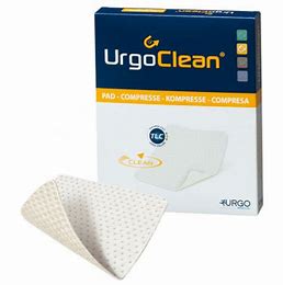 UrgoClean 6 x 6 cm, opatrunek oczyszczający ranę z włóknami poliabsorbentu, 1 sztuka, REF: 552026