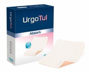 UrgoTul Absorb 10x10cm, opatrunek lipidowo-koloidowy z pianką, 1 sztuka, REF: 551807
